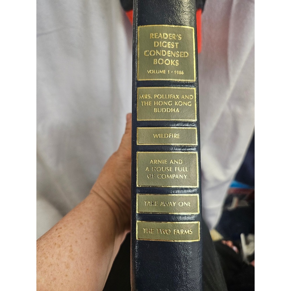 Readers Digest Condensed Books Volume 1 1986 Mrs Pollifax Wildfire Hardcover